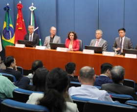 Acordo com a Universidade Politecnica do Noroeste (NWPU)e a China Southern Sci-Tech (Guangdong Hengqin) Co., Ltd. (CSSC) 16/06/2026 Foto: Beto Monteiro/GRE Ascom 